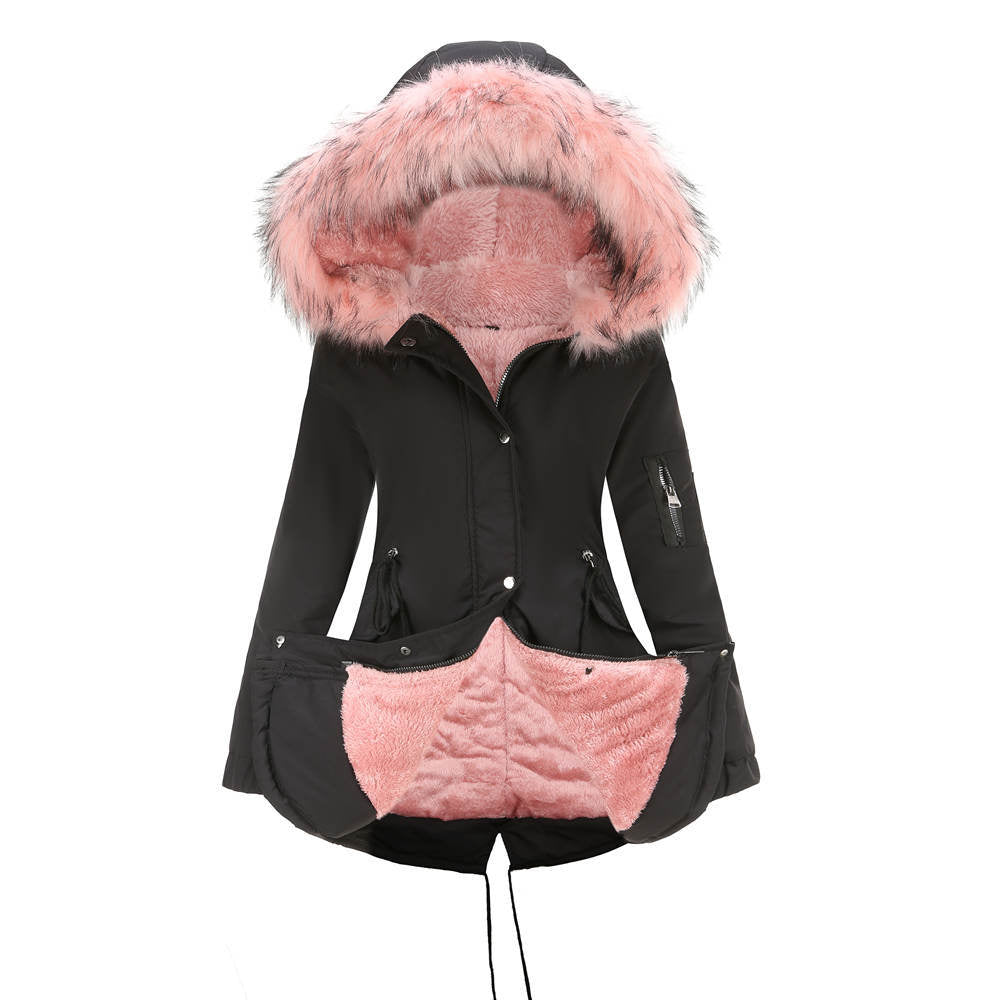 MARINA™ | Warmer Parka mit Samtbesatz