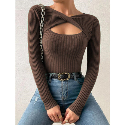 QAMRA™ - Eleganter Pullover mit langen Ärmeln und Rundhalsausschnitt