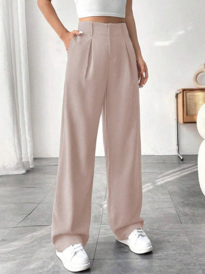 BELISIMA™ – Elegante Plissierte Weite Bügelfalte Hose