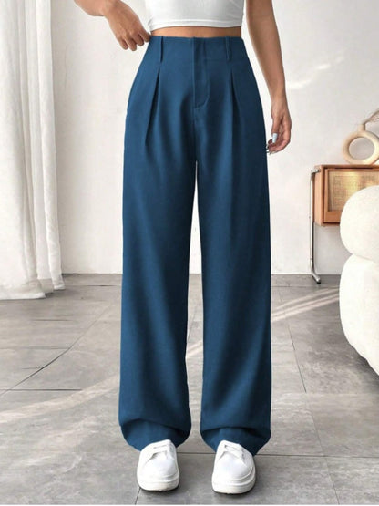BELISIMA™ – Elegante Plissierte Weite Bügelfalte Hose