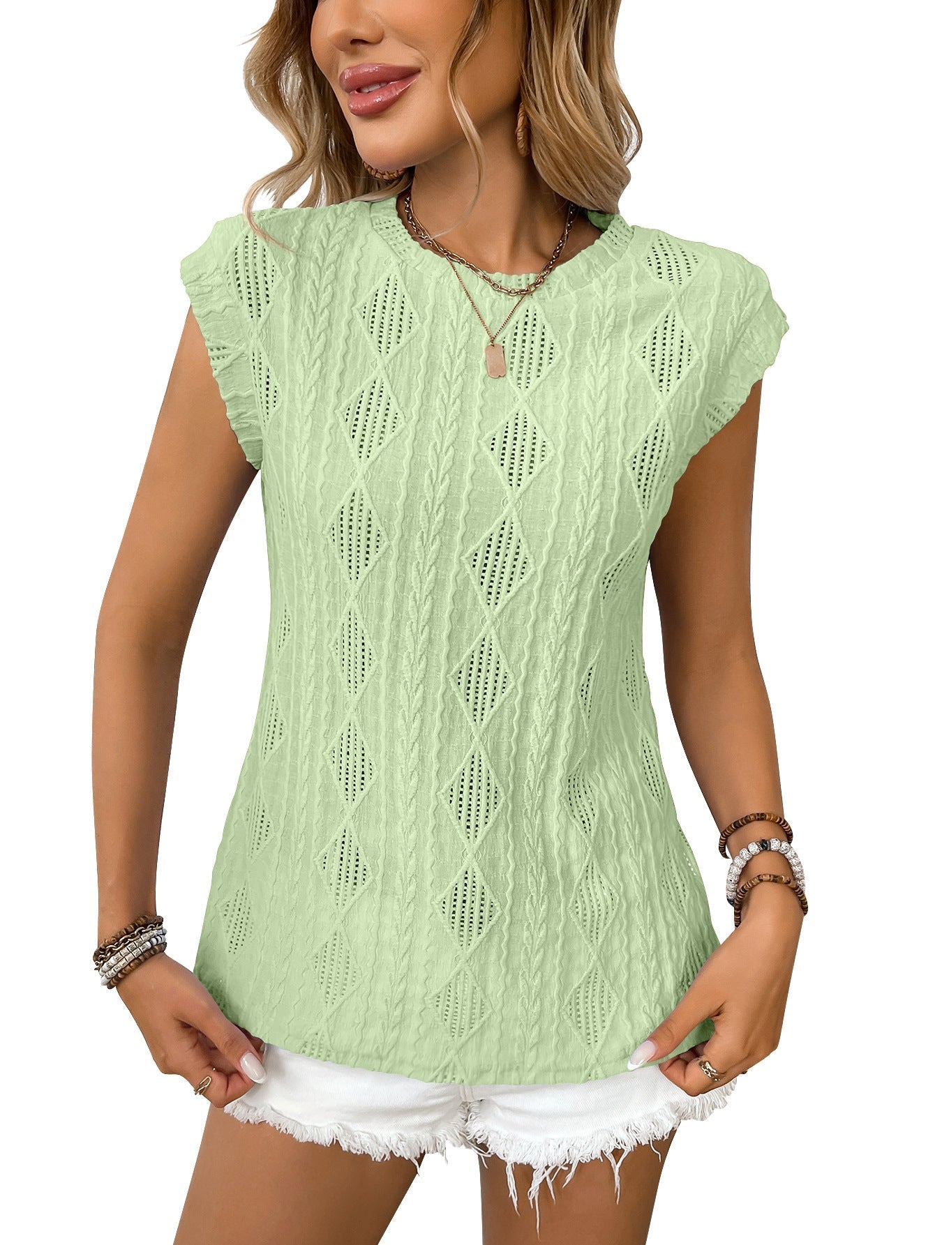 DELICE™ – Leichtes Strick-Chic T-Shirt