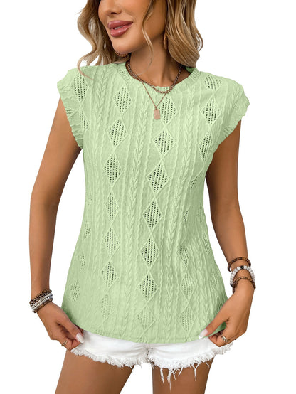 DELICE™ – Leichtes Strick-Chic T-Shirt