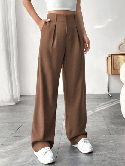 BELISIMA™ – Elegante Plissierte Weite Bügelfalte Hose