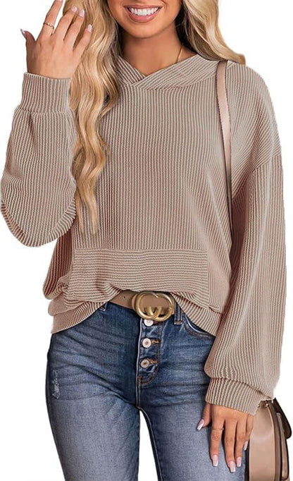 FORTUNA™ – Gemütlicher, weicher, lässiger Hoodie mit langen Ärmeln