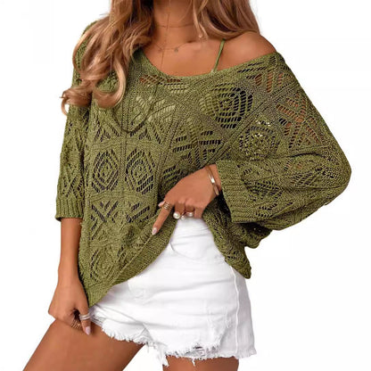 ELISIAT™ – Lässiger leichter Schulter-Sommerpullover