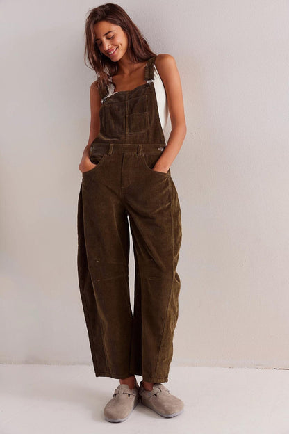 PANIZ™ - Vintage Latzhosen Weitbeiniger Verstellbarer Overall