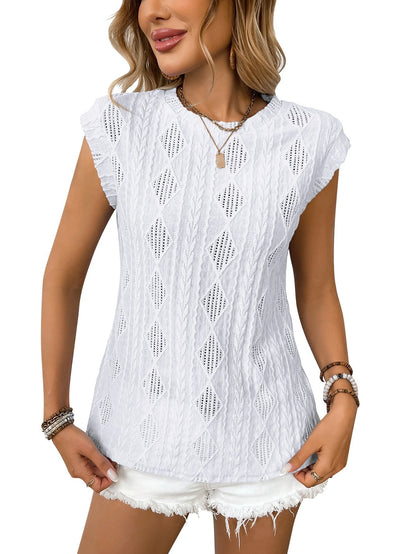 DELICE™ – Leichtes Strick-Chic T-Shirt