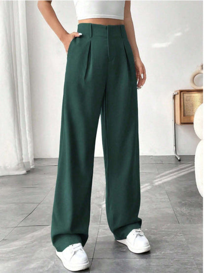 BELISIMA™ – Elegante Plissierte Weite Bügelfalte Hose