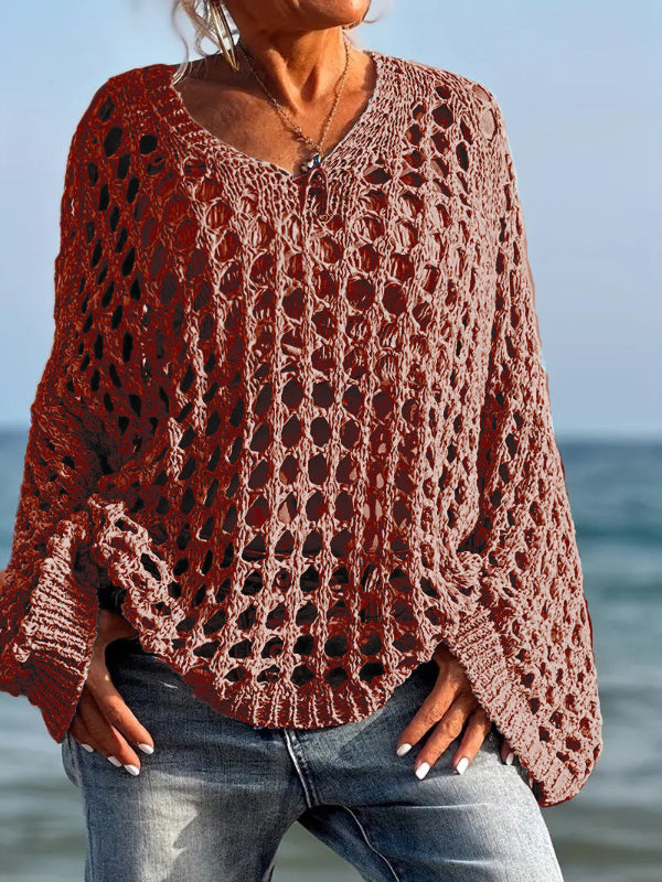 ZALADA™ - Bequemes Sommer Langarmoberteil