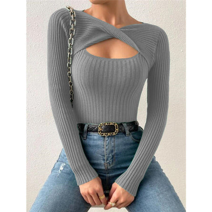 QAMRA™ - Eleganter Pullover mit langen Ärmeln und Rundhalsausschnitt