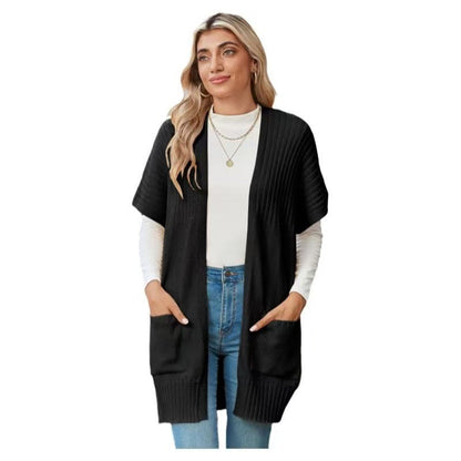 CASSAVA™ - Leichter Strickcardigan mit offenem Vorderteil
