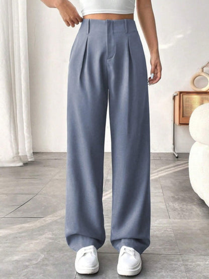 BELISIMA™ – Elegante Plissierte Weite Bügelfalte Hose