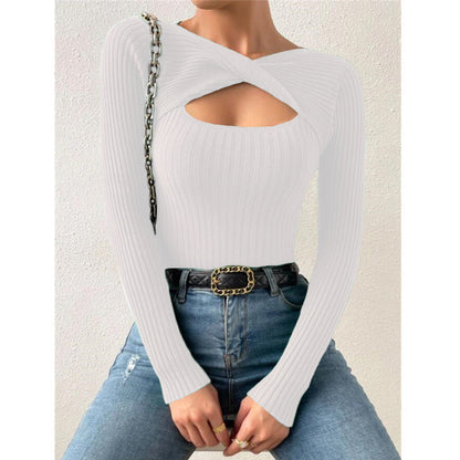 QAMRA™ - Eleganter Pullover mit langen Ärmeln und Rundhalsausschnitt