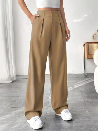 BELISIMA™ – Elegante Plissierte Weite Bügelfalte Hose