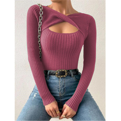 QAMRA™ - Eleganter Pullover mit langen Ärmeln und Rundhalsausschnitt