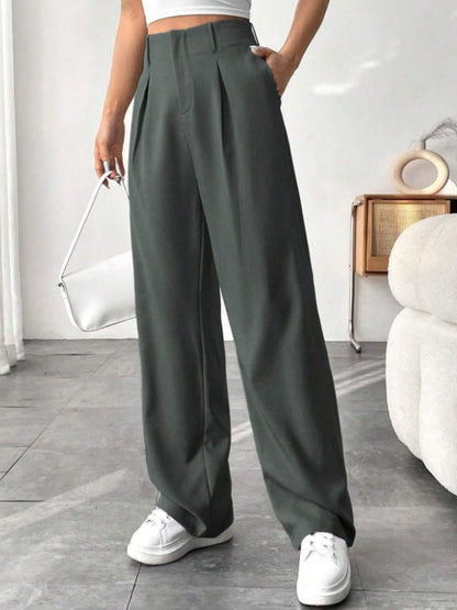 BELISIMA™ – Elegante Plissierte Weite Bügelfalte Hose