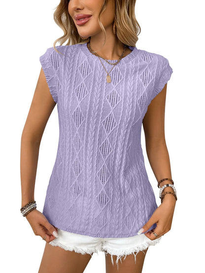 DELICE™ – Leichtes Strick-Chic T-Shirt