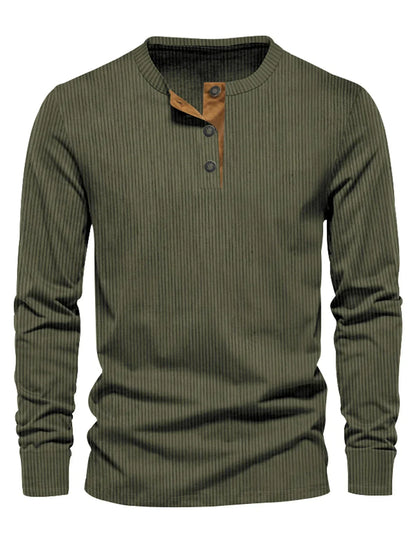 Easton™ | Klassisches Herren-Langarmshirt