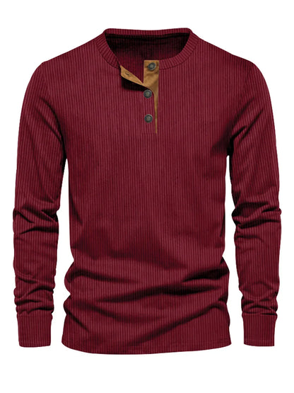 Easton™ | Klassisches Herren-Langarmshirt