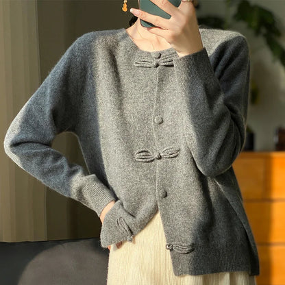 BELLA™ - Eleganter Schleifen-Cardigan