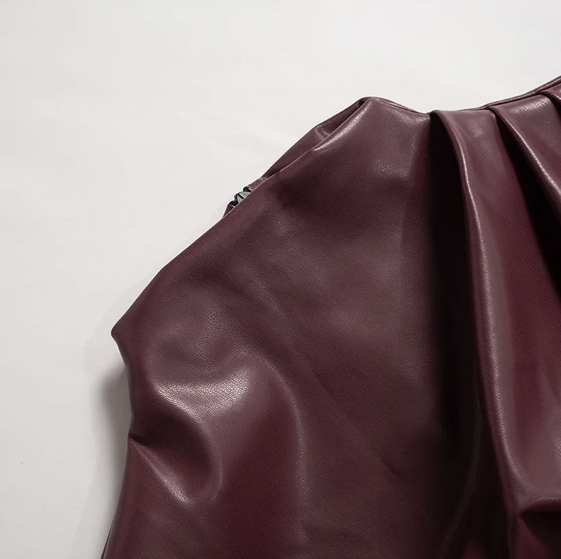 SERAN™ | Elegantes Kunstleder-Oberteil