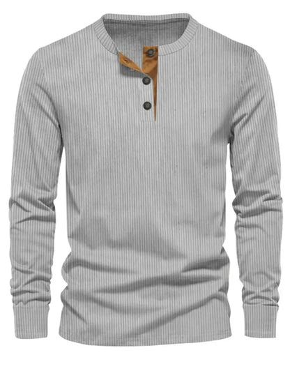 Easton™ | Klassisches Herren-Langarmshirt