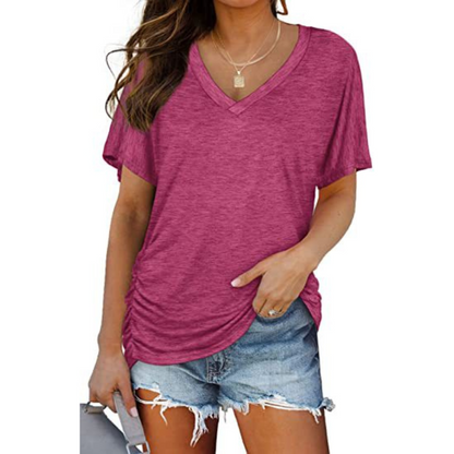 EILY™ - Klassisches V-Ausschnitt Lockere Passform Shirt