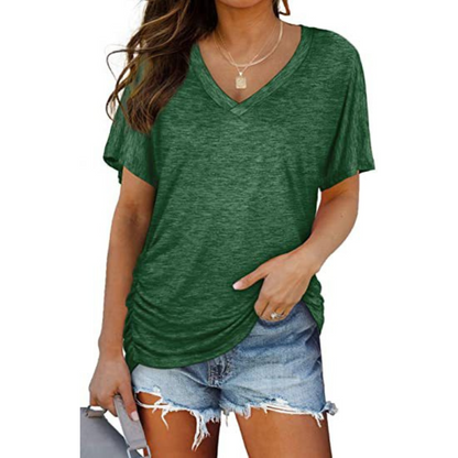 EILY™ - Klassisches V-Ausschnitt Lockere Passform Shirt