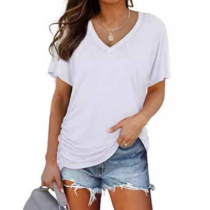 EILY™ - Klassisches V-Ausschnitt Lockere Passform Shirt