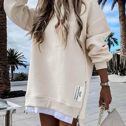 RODNEY™ - Gemütlicher Langarm-Pullover mit seitlichem Reißverschluss