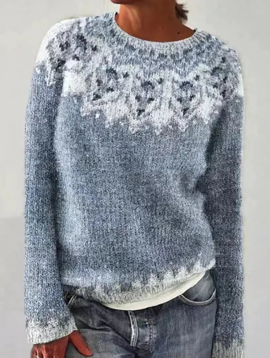 SINEAD™ - Gemütlicher Yoke Strickpullover