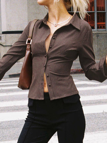 RACHEL™ - Stylisches Button-Up Top