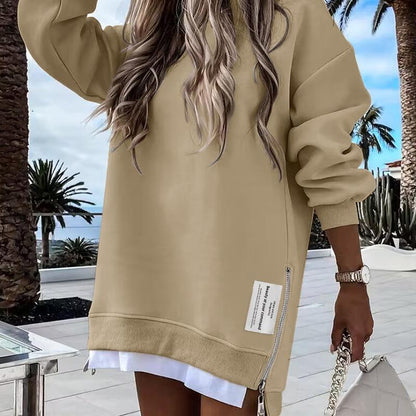 RODNEY™ - Gemütlicher Langarm-Pullover mit seitlichem Reißverschluss