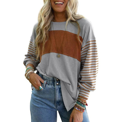 PERPETUA™ - Lässiges Oversized Langarmshirt mit Rundhalsausschnitt