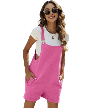 KAIA™ – Lässiger Minimalistischer Sommer Kurz-Jumpsuit