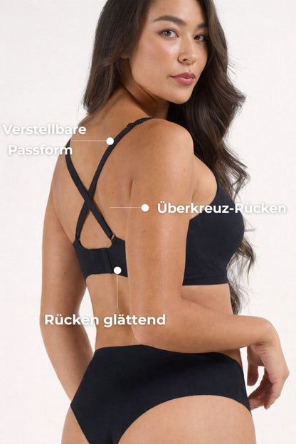 Stützender & formender V-Ausschnitt-Mesh-BH