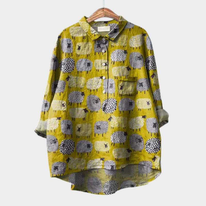 TALLIE™ – Entspannte bedruckte Bluse