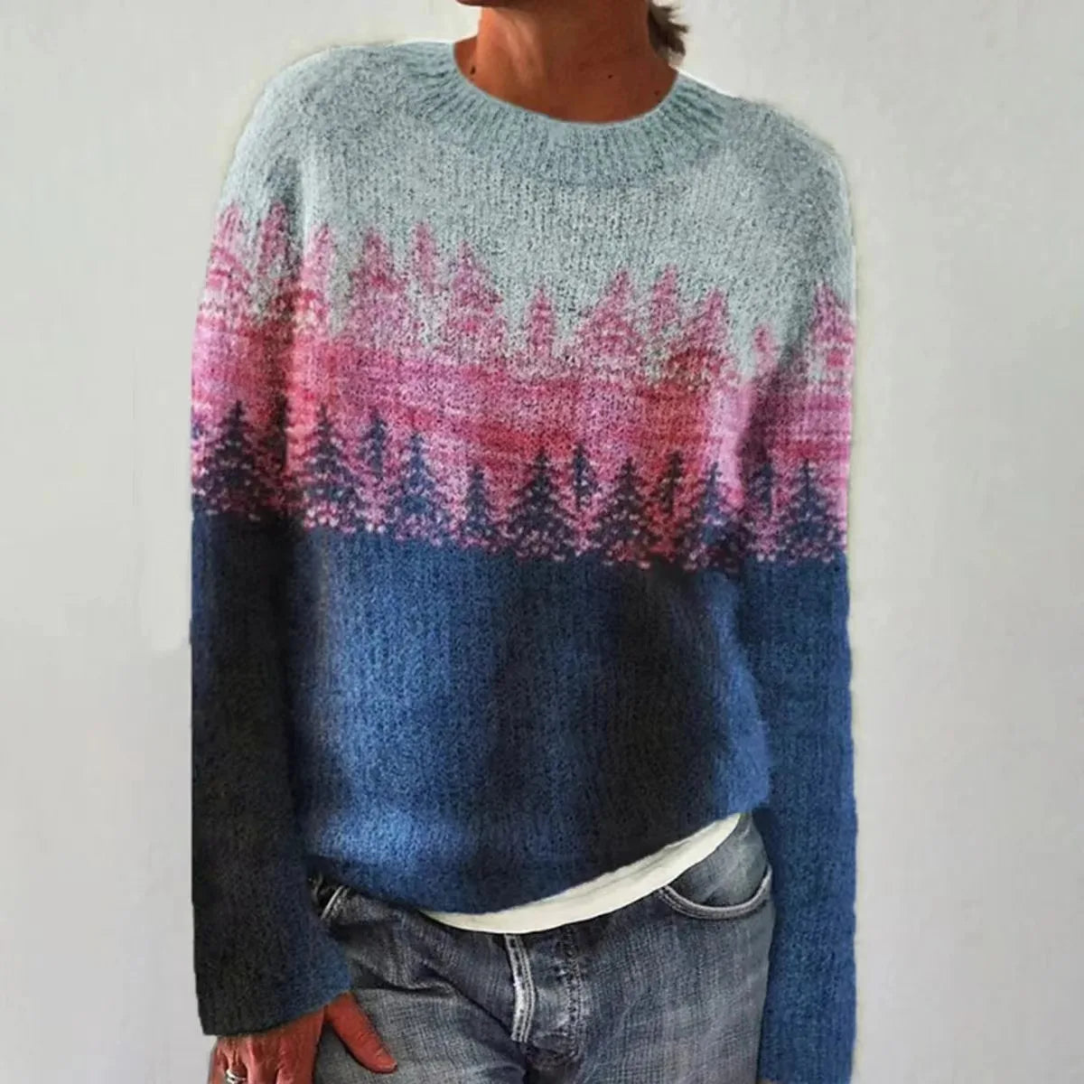 SINEAD™ - Gemütlicher Yoke Strickpullover